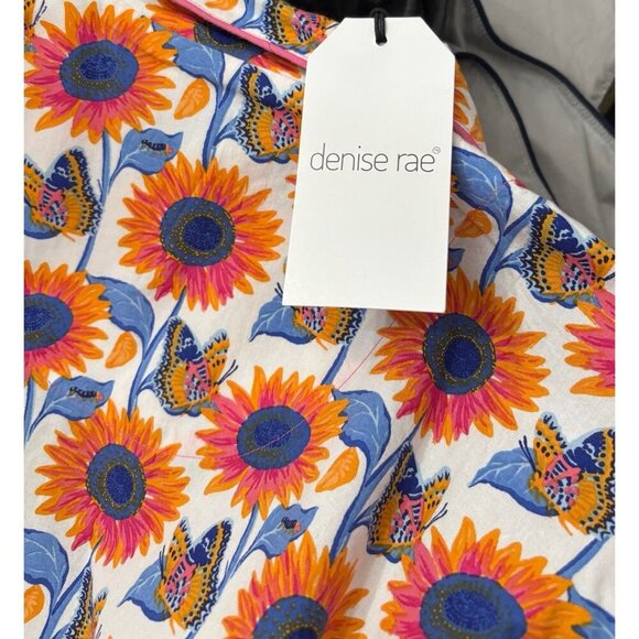 DENISE RAE I Am Life Sunflower Pajama Set w‎ Scrunchie & Bag NWT, Loungewear, S - Picture 3 of 6